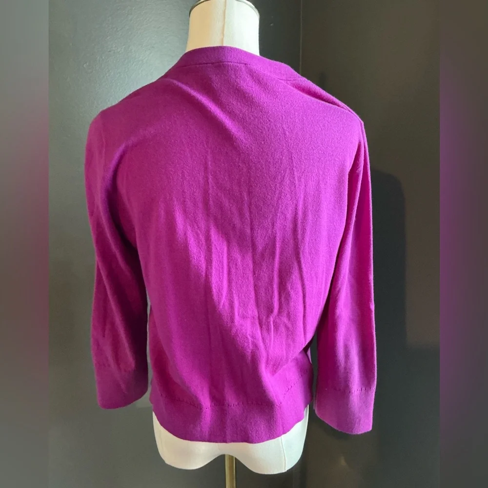 Kate Spade Purple Cardigan, Jewel Embellished, medium